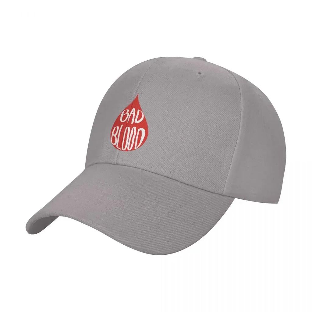 Bad Blood Baseball Cap Trucker Hat Funny hats Golf Wear Wild Ball  Boy Womens