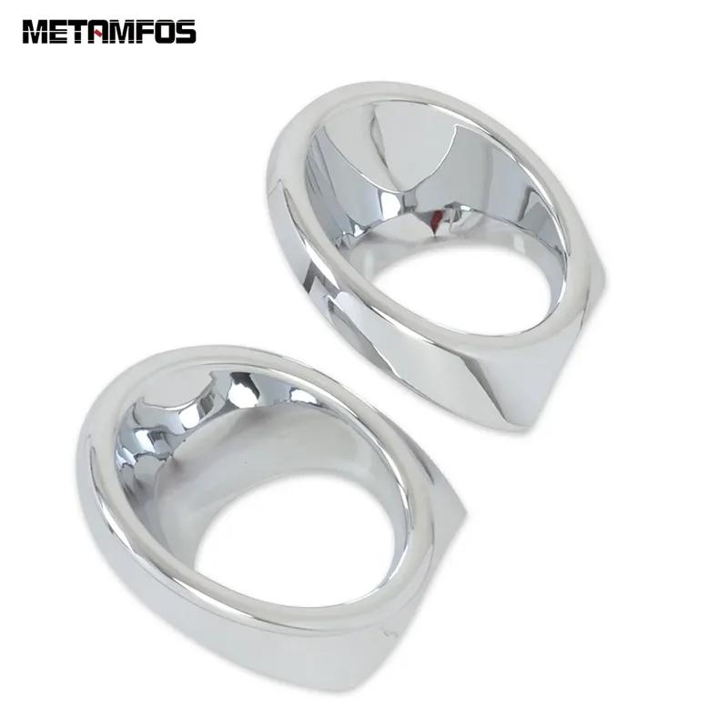 Fog Front Light Lamp Cover Trim For Honda Pilot SUV - Chrome Foglight Foglamp Protector Accessories Car Styling