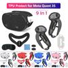 TPU Protective Cover Shell Case For Meta Quest 3S VR Headset Head Face Eye Pad Handle Grip Button Cap VR Accessories