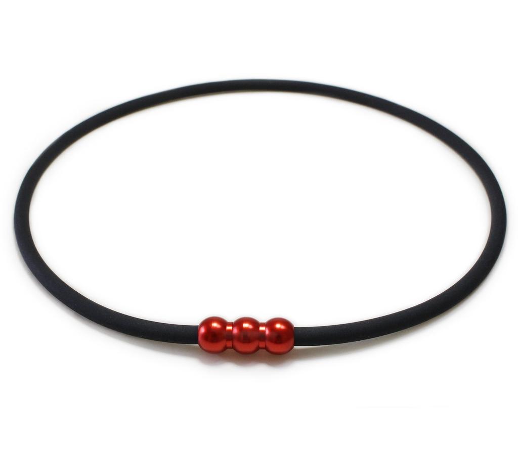 Спортивное ожерелье erg Synapse ZERO x M49см (черный Красный)