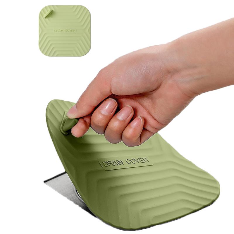 Силиконовая сливная крышка для пола, сетчатый фильтр для слива раковины, противозасоряющаяся подушка для ванной комнаты, универсальная крышка для защиты от волос и насекомых, бытовые принадлежности
