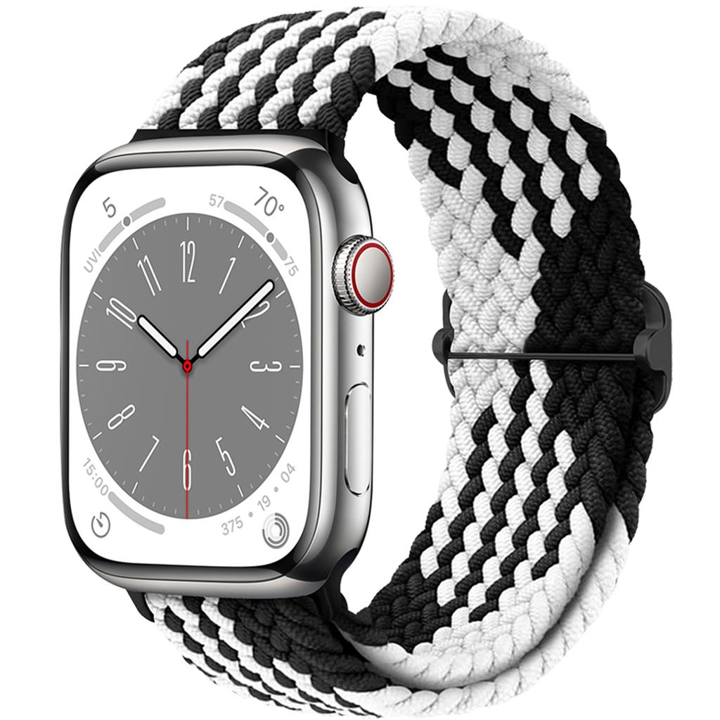 Плетеный Solo Loop для Apple Watch ремешок 44мм 40мм 49мм 45мм 41мм 46мм Эластичный браслет iWatch series 8 3 se 6 Ultra 2 9 10 ремешки