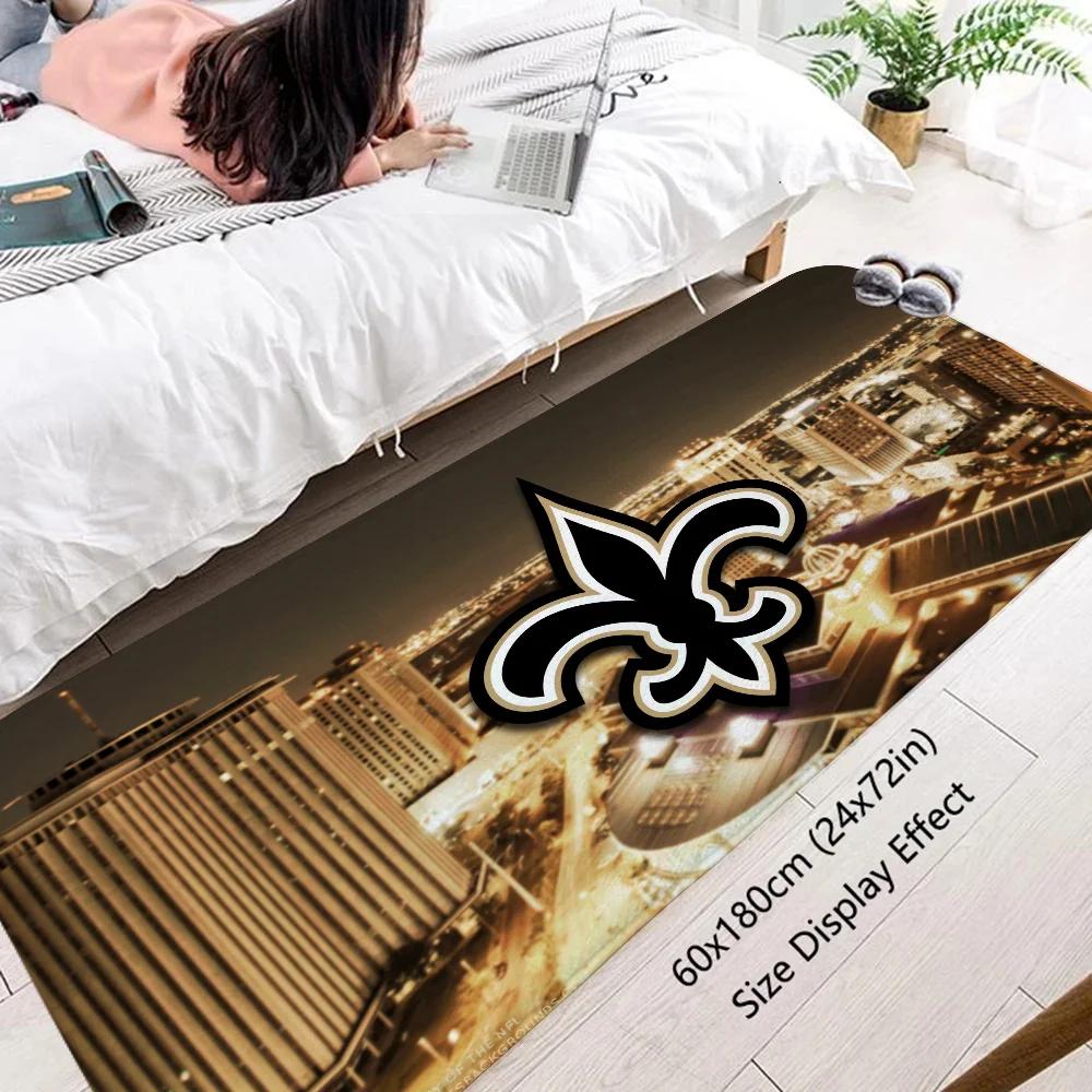 Floor Mat for Kitchen Carpet for Home Entrance New OrleanS SaintS Living Room Mat Outdoor Doormat Entrance Door Custom Cute Rug