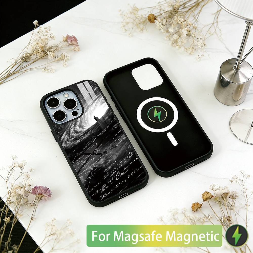 Physics Chemical Mathematics Phone Case For iPhone17,16,15,14,13,12,11 Plus,Pro Magnetic For Magsafe Wireless Charging