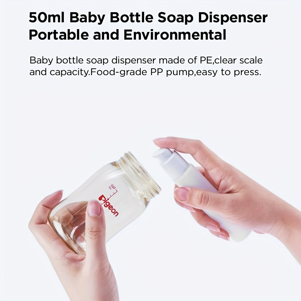 Портативный набор для чистки детских бутылочек с силиконовой щеткой для сосок, материал ПП, магнитная сушилка, стандартный калибр, сделано в материковом Китае