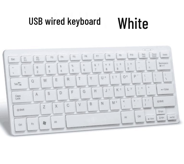K1000 Проводная USB Портативная Мини-шоколадная клавиатура