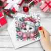 Набор из 6 шт. DIY Алмазная Живопись Открытки Поздравительные Карточки с Стразами Алмазное Искусство Мозаика Открытки Креативный Набор для Дня Рождения и Дня Благодарения