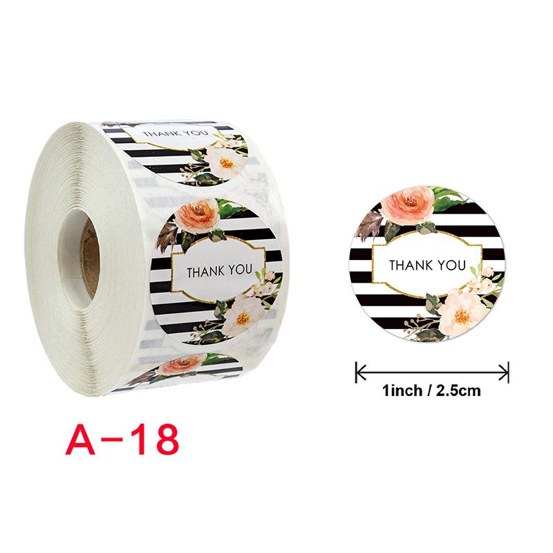 500 шт./рулон подарочные наклейки для запечатывания благодарностей дизайн дневника скрапбукинг наклейки фестиваль день рождения подарочные украшения этикетки