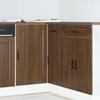 VidaXL Kitchen Cabinet Porto Brown Oak Engineered Wood, Sink Cabinet, Kitchen Sink Base Cabinet, Cabinet of 854305