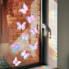 25x30 см Бабочка Ловец Солнца Наклейки На Стены ПВХ Электростатическое Стекло Окно Радуга Призмы Наклейки Солнечный Свет Наклейки Украшения Дома