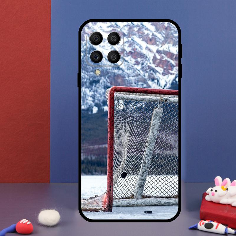 Спортивный чехол для телефона Samsung Galaxy M14 M34 M54 M33 M13 M23 M53 M15 M55 M31 M51 M20 M30s M32 M52 с изображением хоккея