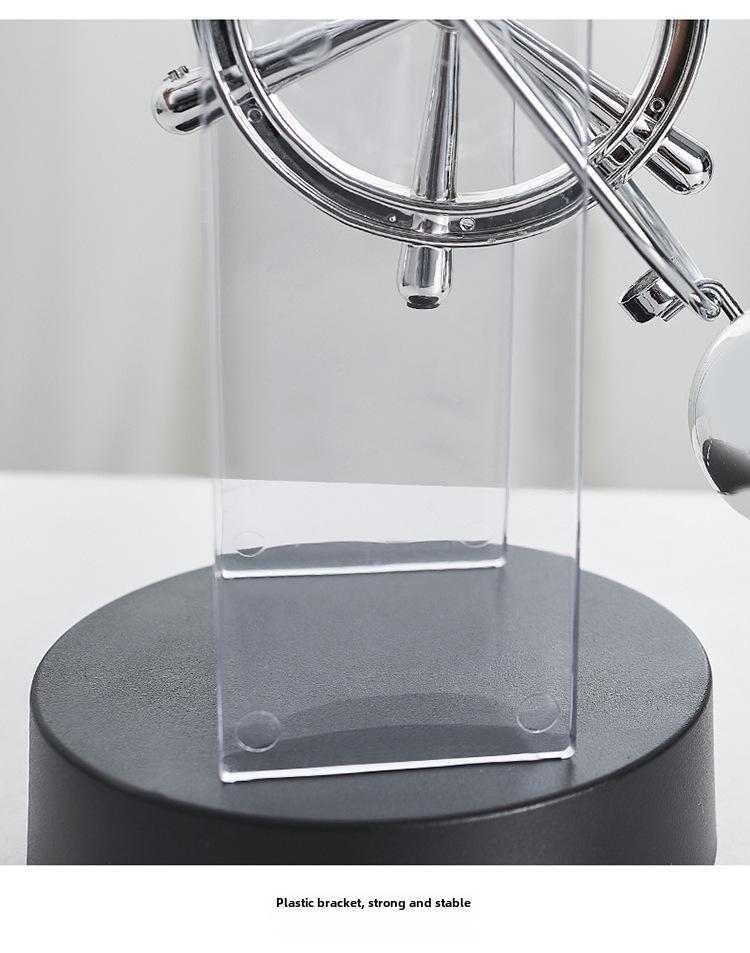 Маятник креативного хаоса в скандинавском стиле: Настольное украшение «Вечное движение» для офиса или кабинета.