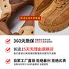 Leather Big Yellow Boots Women's 2025 Autumn New Women's Boots Casual Versatile Short Boots Thick Heel Round Head Martin Boots Women