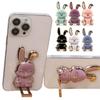 Finger Ring Holder For Phone Cute Rabbit Shape Mobile Phone Holders Universal Cell Phone Stands Foldable Finger Ring Kickstand