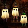 Хэллоуин Подвесные Призраки, Хэллоуин Украшения Уличные Подвесные Призраки со Шляпой Ведьмы для Двора Патио Сада Дерева Снаружи
