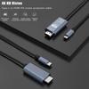 Type C To Hdmi 4K 60Hz Adapter Usb C Usb3.1 Male To Hdtv Female Converter Cable For Laptop Tablet Tv Macbook