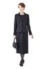 Cellnina Mourning Formal Large Open Long Tailored Black Formal Ensemble All FX6P060A Black [Monoir] Clothes, Women's, Clothes, Size, Front, Length,