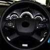 1 Set Black Car Steering Wheel Button Sticker For Benz C W204 E W212 GLK X204