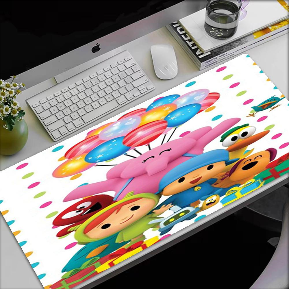 Pocoyo Theme Mouse Pad, Non Slip Rubber Base, Multifunctional Office & Home Decor, Perfect for Workspace Personalization.