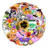 50 Halloween Graffiti Stickers Suitcase Car Laptop Skateboard Mobile Phone Waterproof Decorative Stickers