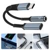 Универсальный USB C 3.5мм Аудио Сплиттер и 60W PD Зарядный Кабель для Автомобиля и Динамиков