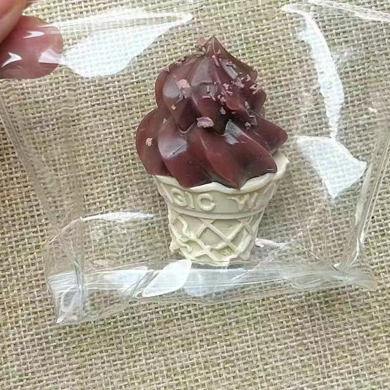 Squeeze Ice Cream Toys Cute Soft Abreact Relief Stress Relax Toys Sticky Decompressing Pinching Stress Relief Squishy Toy Gift