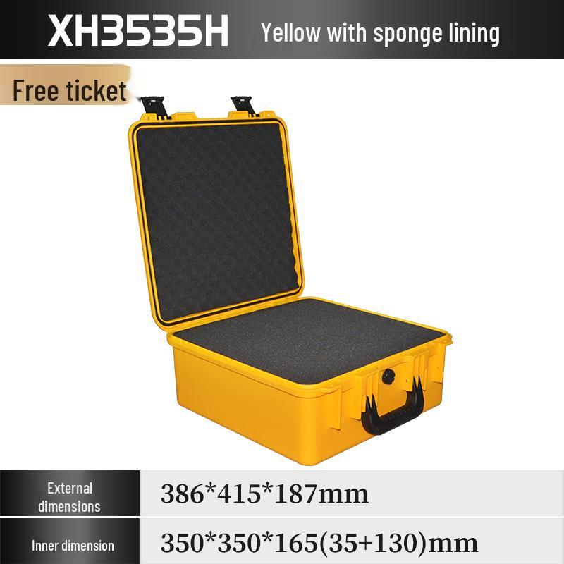 Xihua IP67 Водонепроницаемый Пластиковый Ящик для Инструментов с Сертификацией ROHS, Утолщенный - 35x35 Квадратный Влагозащитный Кейс для Приборов