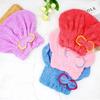 Absorbent Quickly Hair Drying Shower Cap Turban Towel Microfiber Hair Towel Bathroom Products for Women Girls Ladies