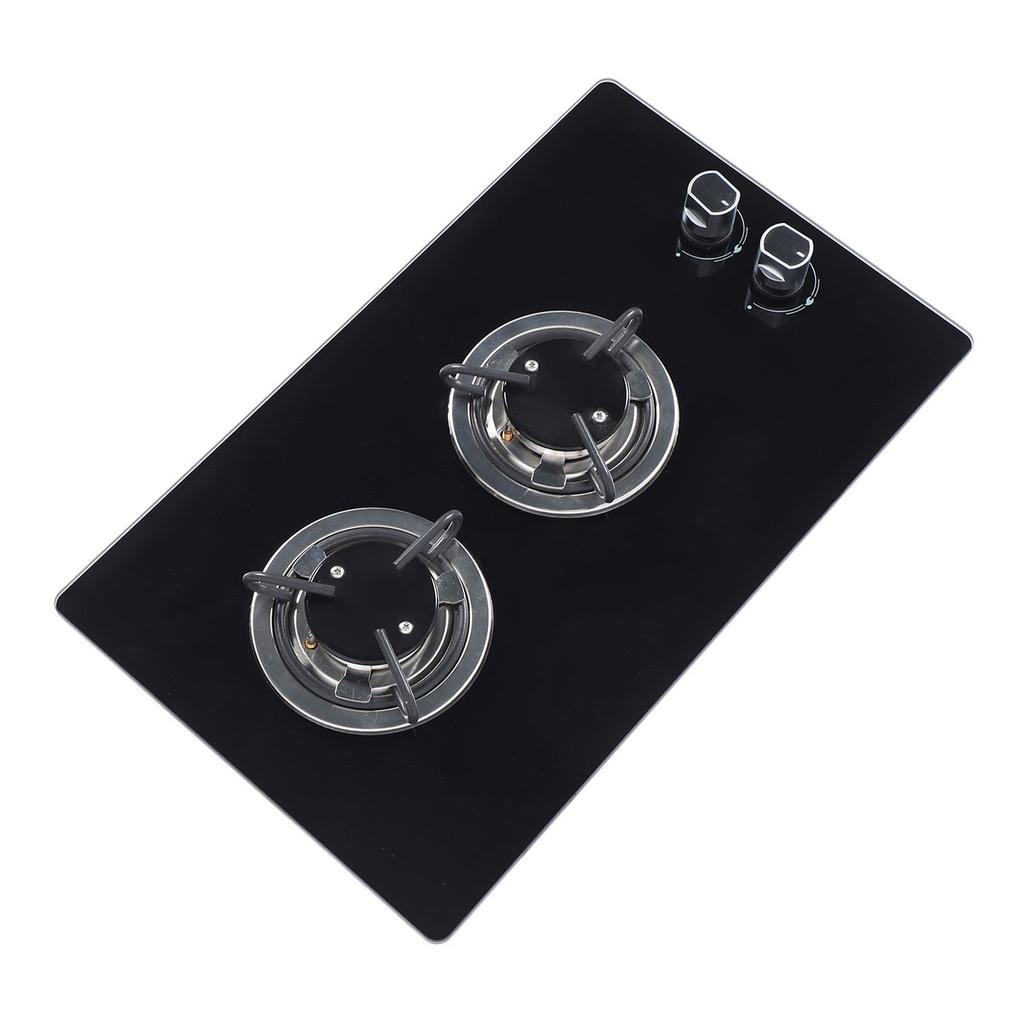 Морская газовая плита с 2 конфорками, газовая плита LPG, закаленное стекло, двойная конфорка 1,8 кВт для лодки, каравана, RV, кемпера