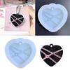 Heart Silicone Resin Mold for Keychain Jewelry Making,DIY Pendant Charms Mold