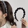 The Elegant and Stylish Pearlescent Yarn Hair Band Is A Versatile and High-end Pressure-sensitive Headband with Anti-slip Teeth
