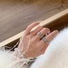 Dream Love Ring Gorgeous And Romantic "Edward Lace" Ring Fashion Light Luxury Handmade Brushed Crown Women'S Ring