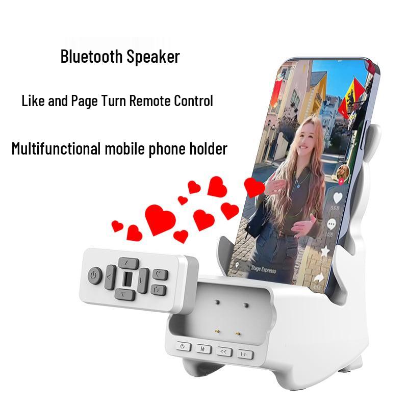 Настольная Bluetooth-колонка и перелистыватель страниц для электронных книг с пультом дистанционного управления для Douyin/TikTok