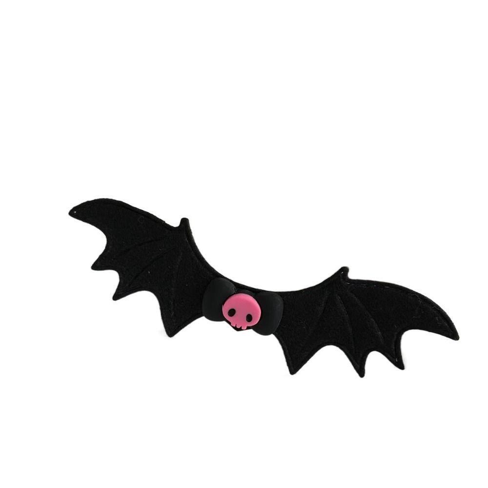 Ghost Bat Wings Hair Clip Lolita Bat Duckbill Clip Cute Halloween Hairpin Girls