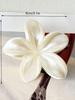 2 Pcs Fashion Simple Shiny Egg Flower Hair Claws For Women Girls Party Hair Accessories