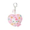 Sanrio Mirror Charm (Minna No Quilt) Hello Kitty Polyester, Cotton, Steel, and Glass 624888