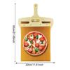 Wooden Sliding Pizza Peel Shovel Removable Wooden Handle Pizza Spatula with High-temperature Resistant Tarps Baking Tools