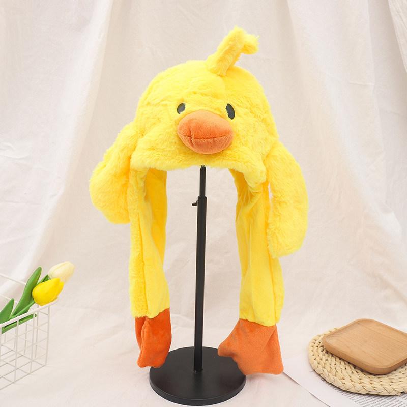 Douyin moving rabbit ear hat cute Internet celebrity airbag pinching ear moving rabbit hat