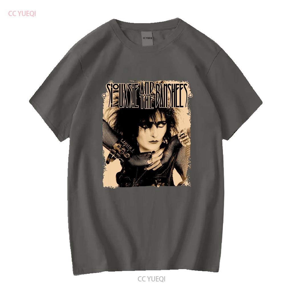 Rare Vintage Siouxsie And The Banshees T Shirt Rock Band S 5xl Gg3072 Long Or Short Sleeves Vintage Washed Fashion