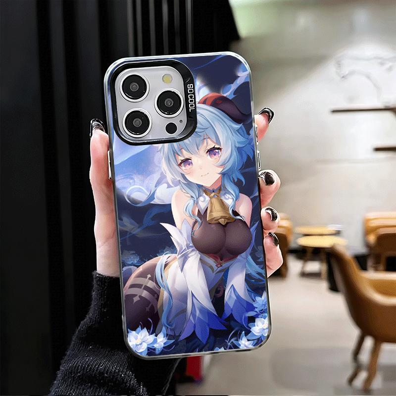 Мягкий чехол для телефона Genshin Impact Гань Юй для iPhone 15 16 17 Pro Max 17Air 16E 14 Plus 13 12 Mini Ударопрочный чехол Задняя панель