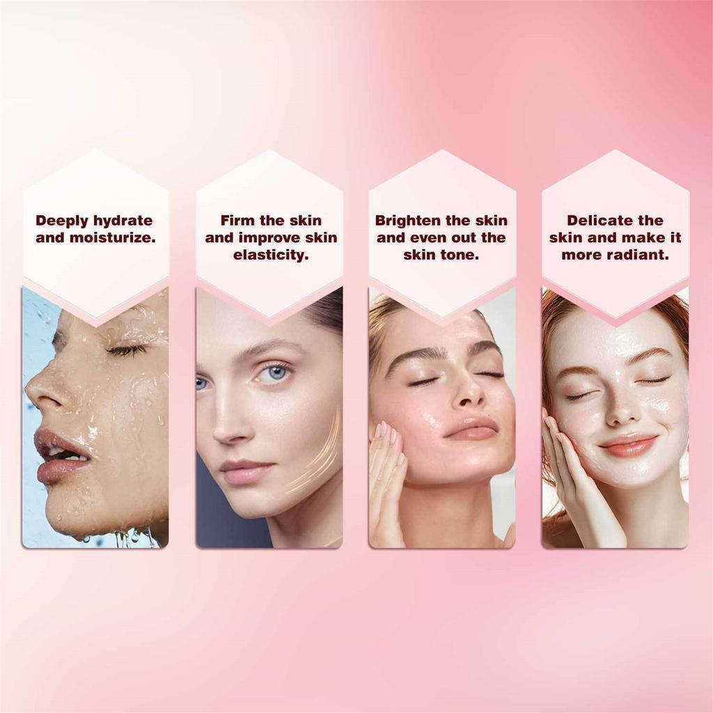 Крем-желе с коллагеном, нежное очищение лица, увлажнение, осветление и укрепление кожи, 50 г