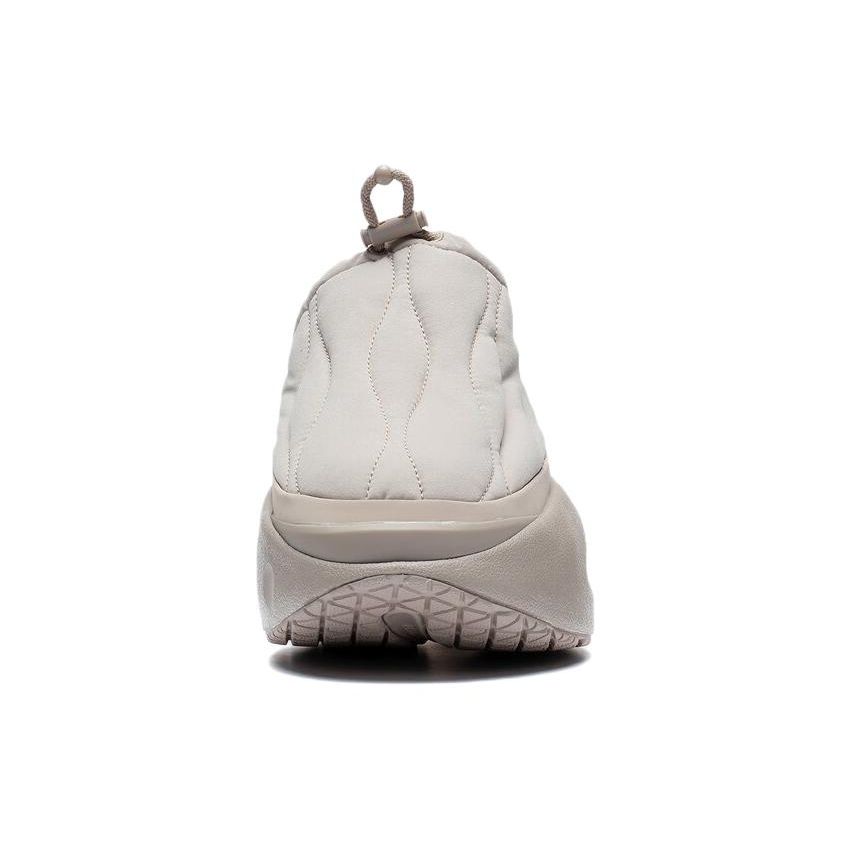 Li Ning Cloud Travel Fluffy Fabric Shock Absorbing Non-Slip Wear-Resistant Lightweight Low-Top Sports Casual Shoes Women Sneaker Gray AZGS146-2