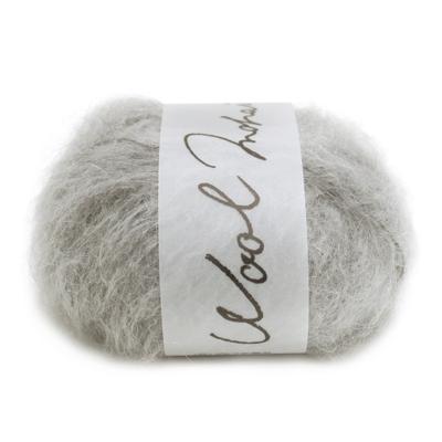Пряжа Yokota DARUMA Wool Mohair Extra, Толстая, Цветной. 6, Серый, 20 г, Прибл.. 46м, 5, 01-6320