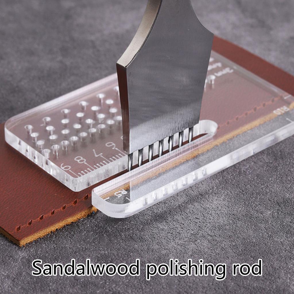 Acrylic Punching Aid Plate Leather Stitching Punch Aid Plate Leathercraft Punch Tool, Leather Stitching Aid Plate