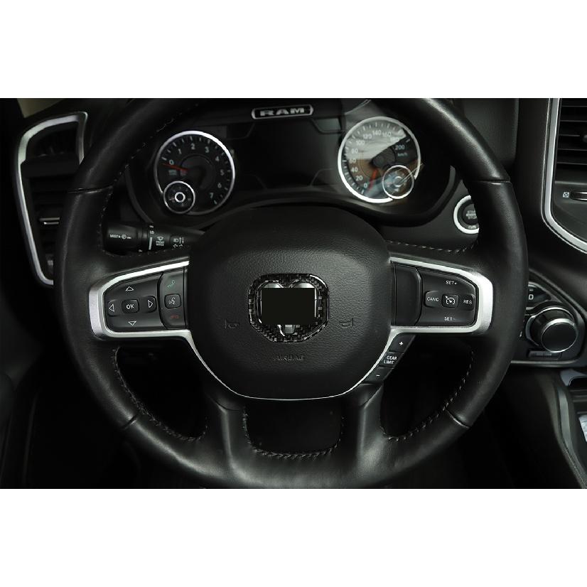 Наклейки на центральную декоративную крышку рулевого колеса автомобиля для Dodge RAM 2018 2022 2023, внутренние молдинги