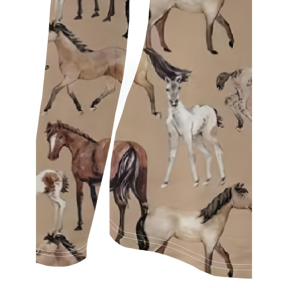 Spring and Autumn Comfortable Casual Fashion Art Stallion Full Printing Element Printing Code Women's Garden Collar Zipper Long Sleeve