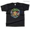 Mens Cotton Dungeons IN Dice Graphic T Shirt Street Casual Style Tee for Men and Women
