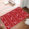 Рождественские элементы Нескользящий Водонепроницаемый Дверной коврик Легко чистить Входной коврик для пола Домашний декор Прочный Минимализм Модный и Красивый