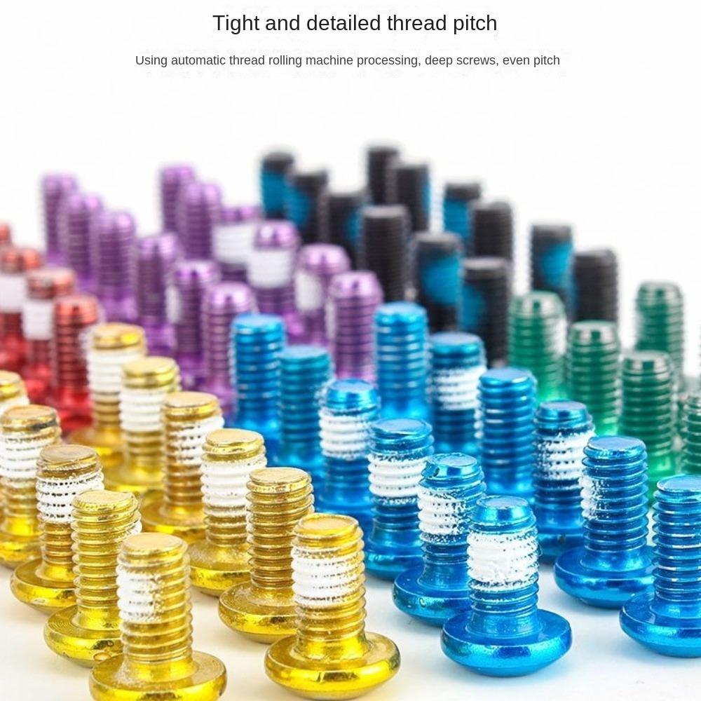 12Pcs M5*10 Bike Disc Rotor Screws T25 Bicycle Disc Brake Screws for Road Riding Travel