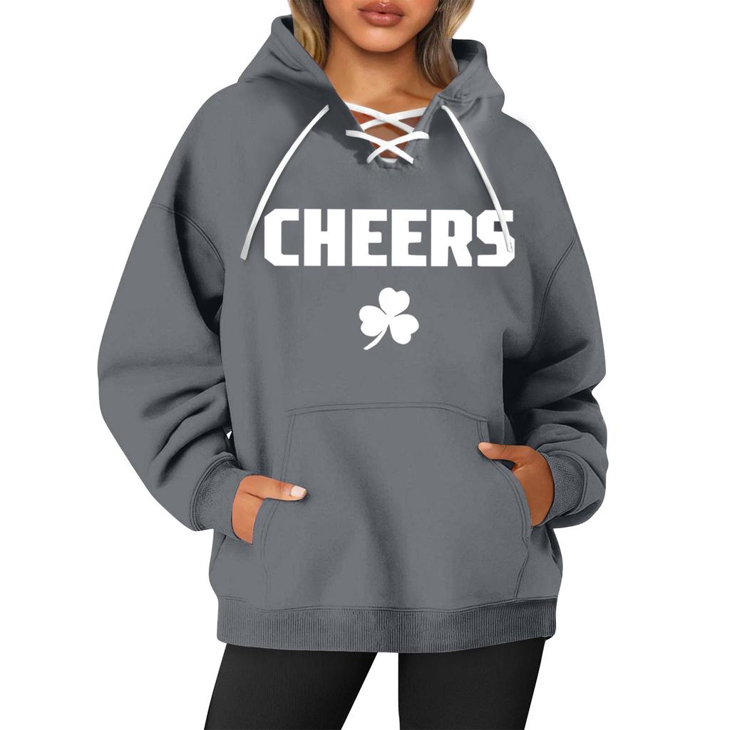 Женская повседневная модная блузка с длинным рукавом и круглым вырезом, пуловер с принтом